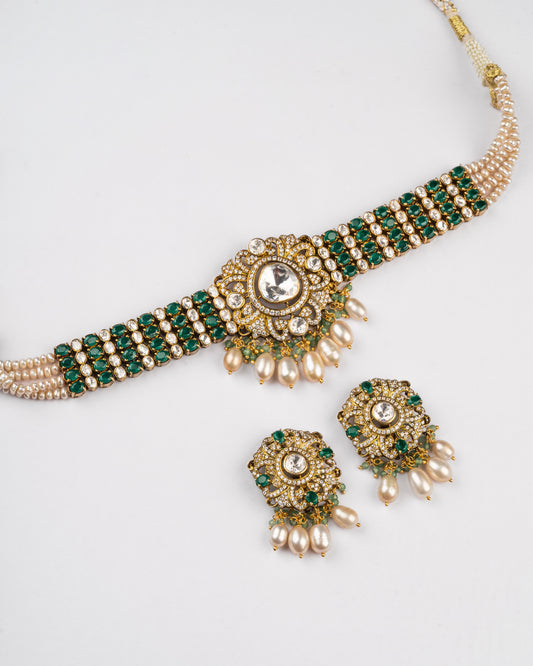 Bridget Modern Kundan Choker Set