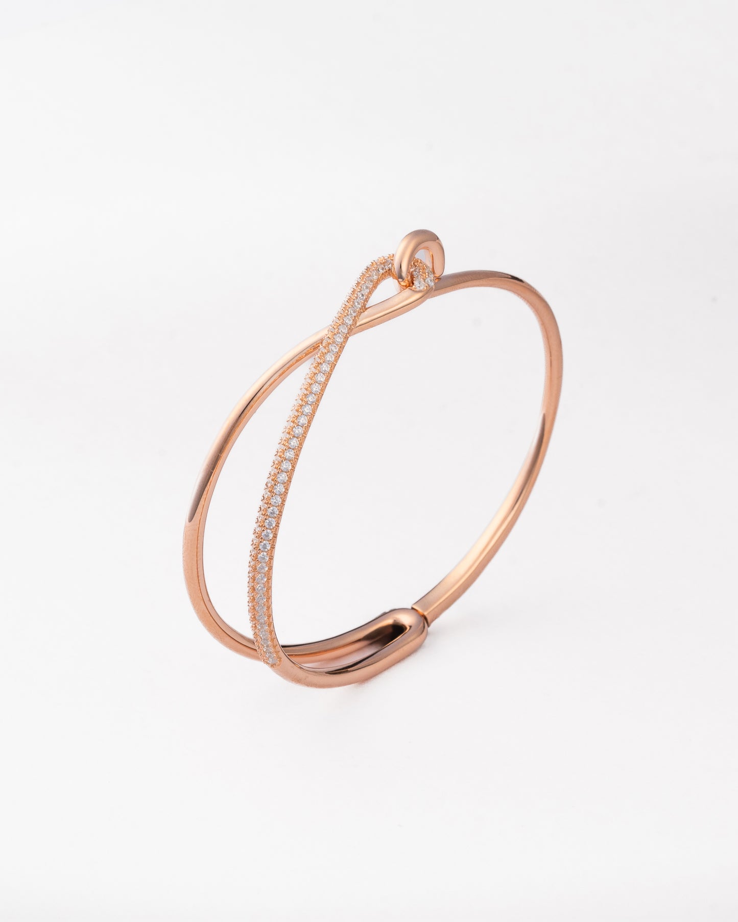 Harmonia Bangle in Rose Gold