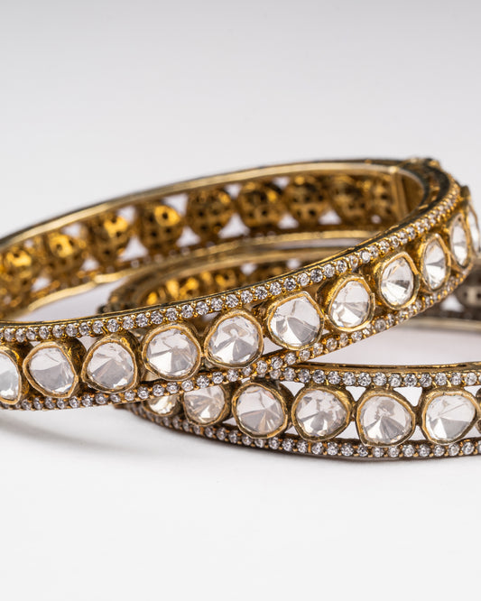 Nour Victorian Kundan Bangles