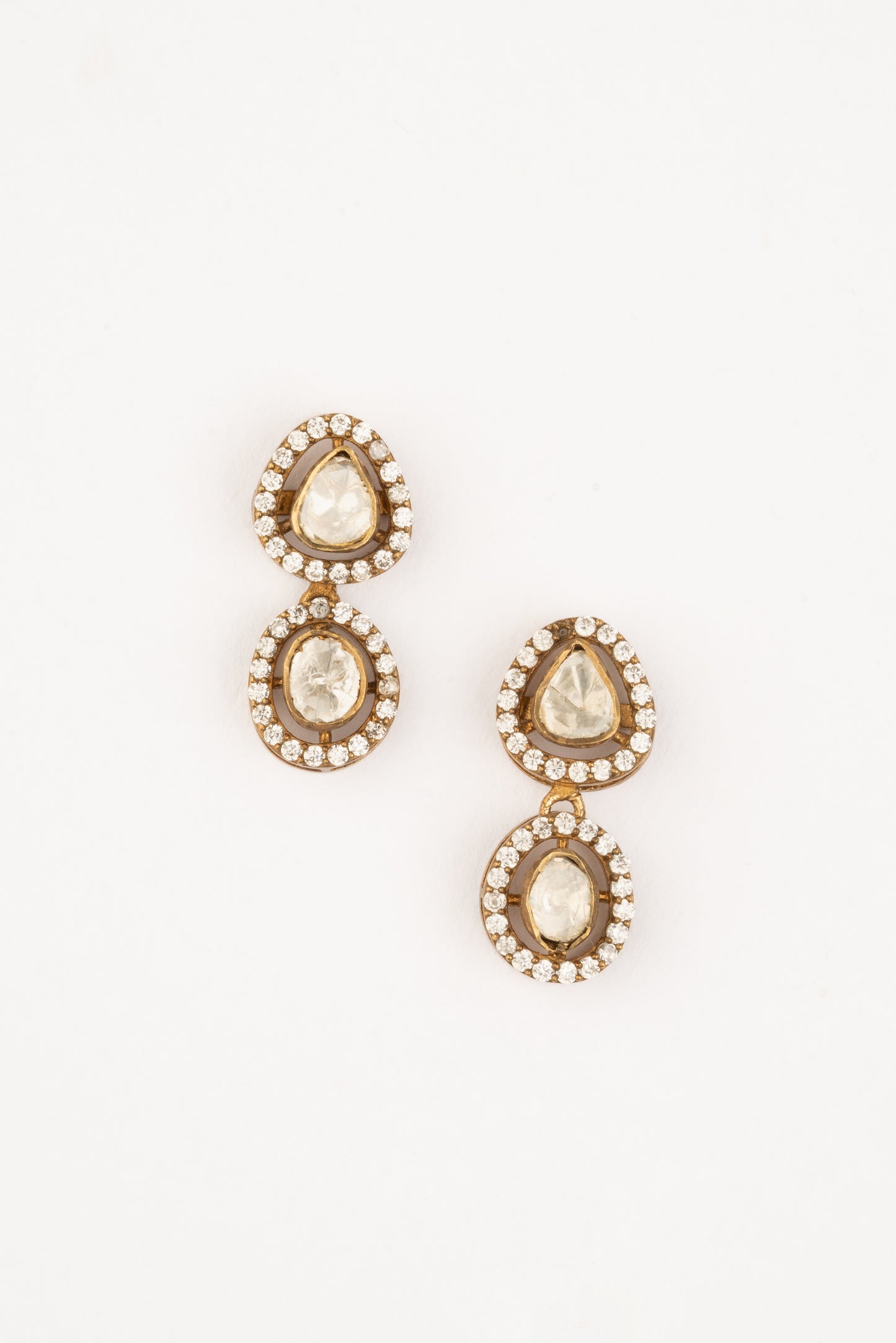 Emile Kundan Drop Earrings