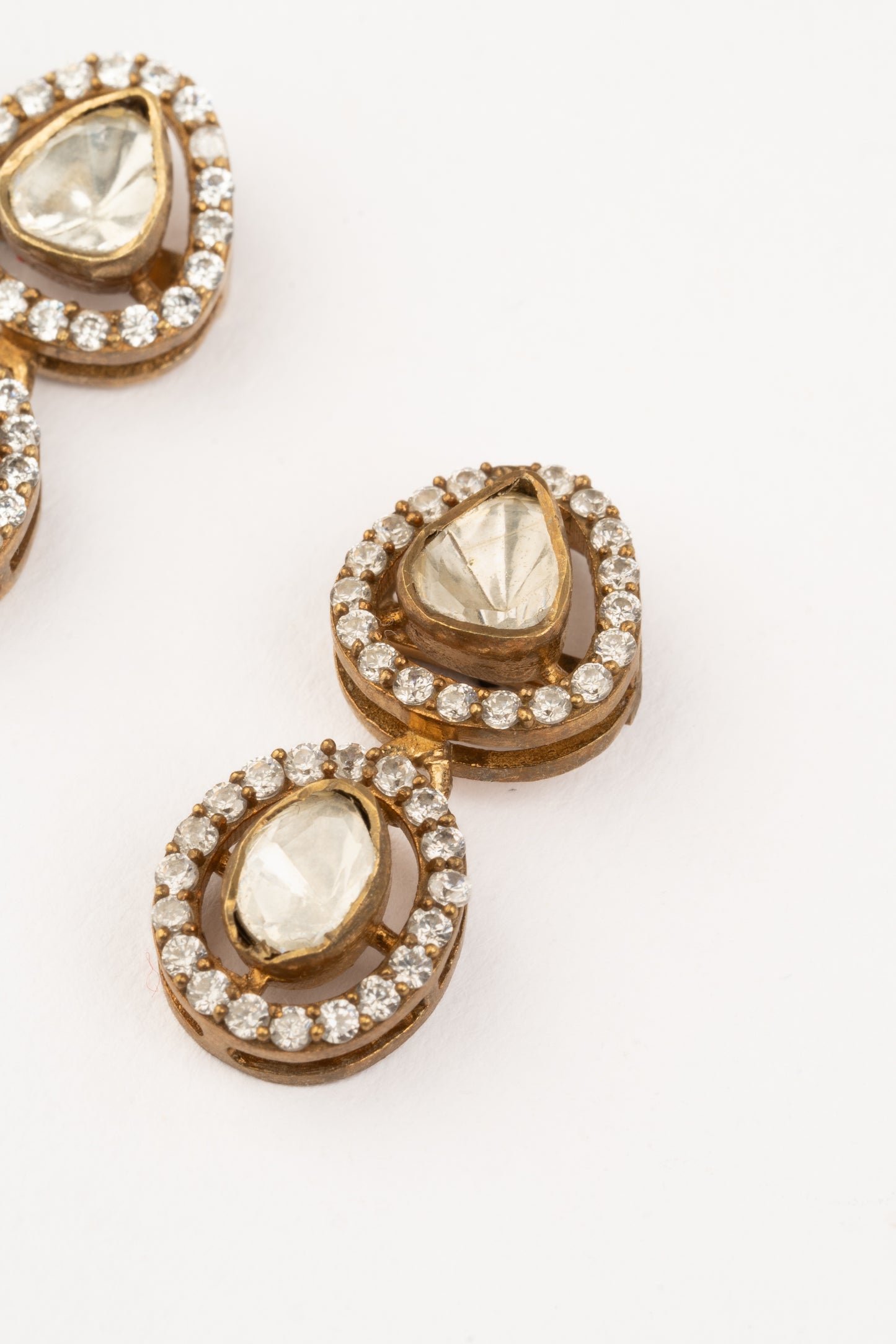 Emile Kundan Drop Earrings