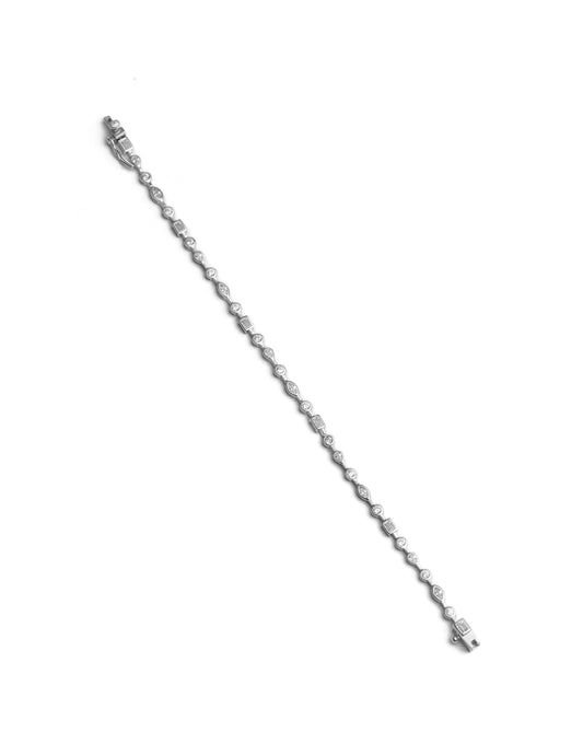 Mosaic tennis Bracelet