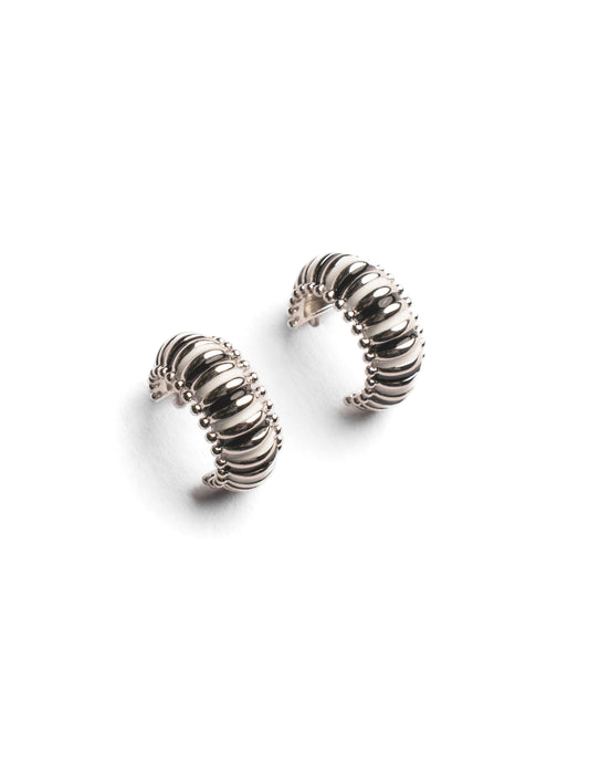 Croissant enamel Hoops