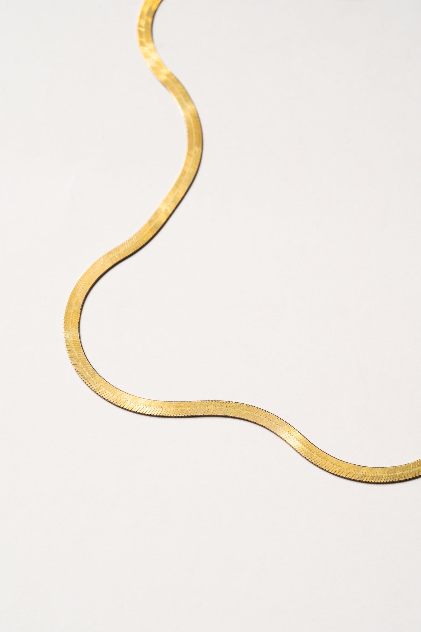 Zoe Gold Plated Snake Chain