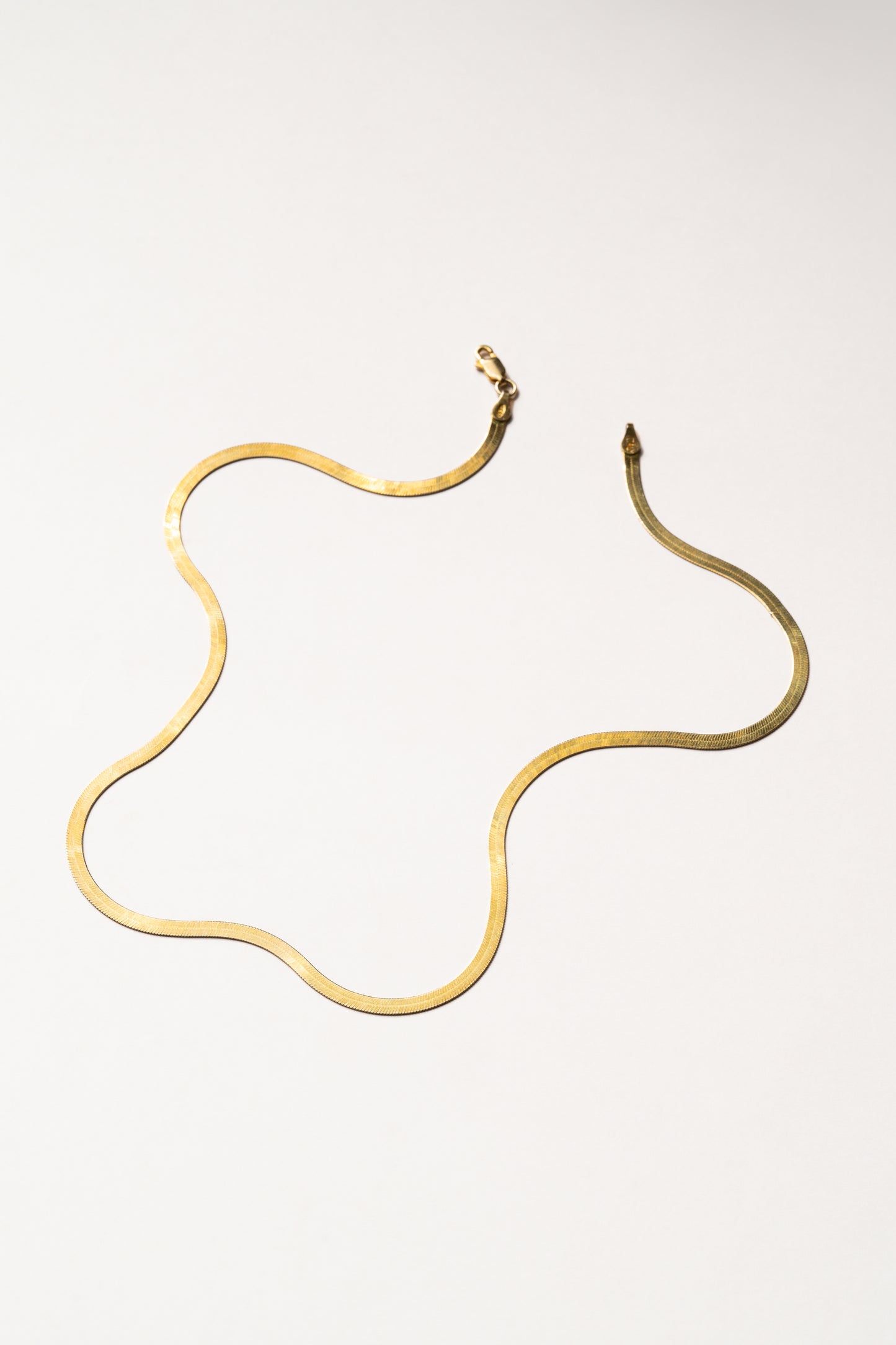 Zoe Gold Plated Snake Chain