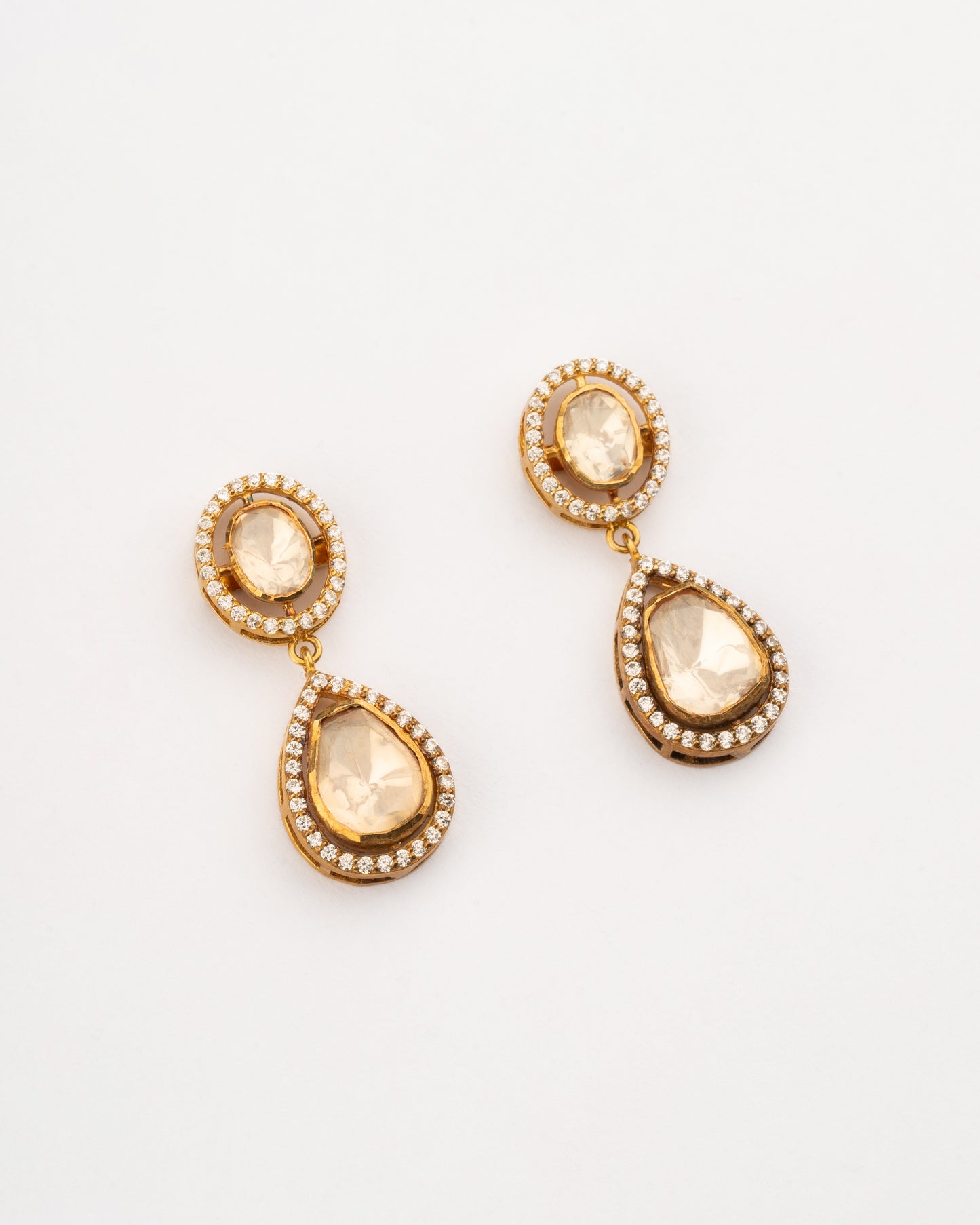 Victoria Kundan Drop Earrings