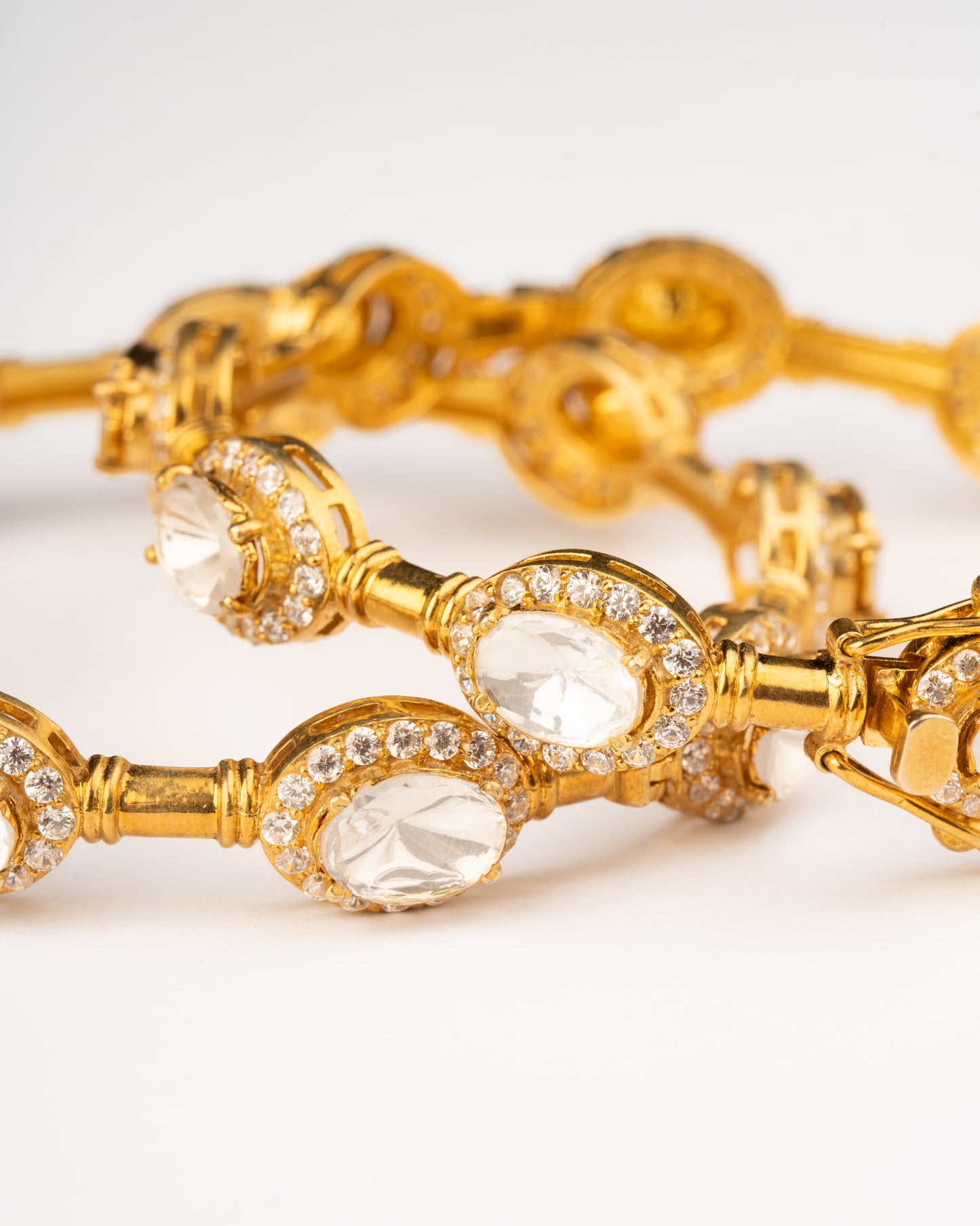 Iliana Gold Plated Bangels