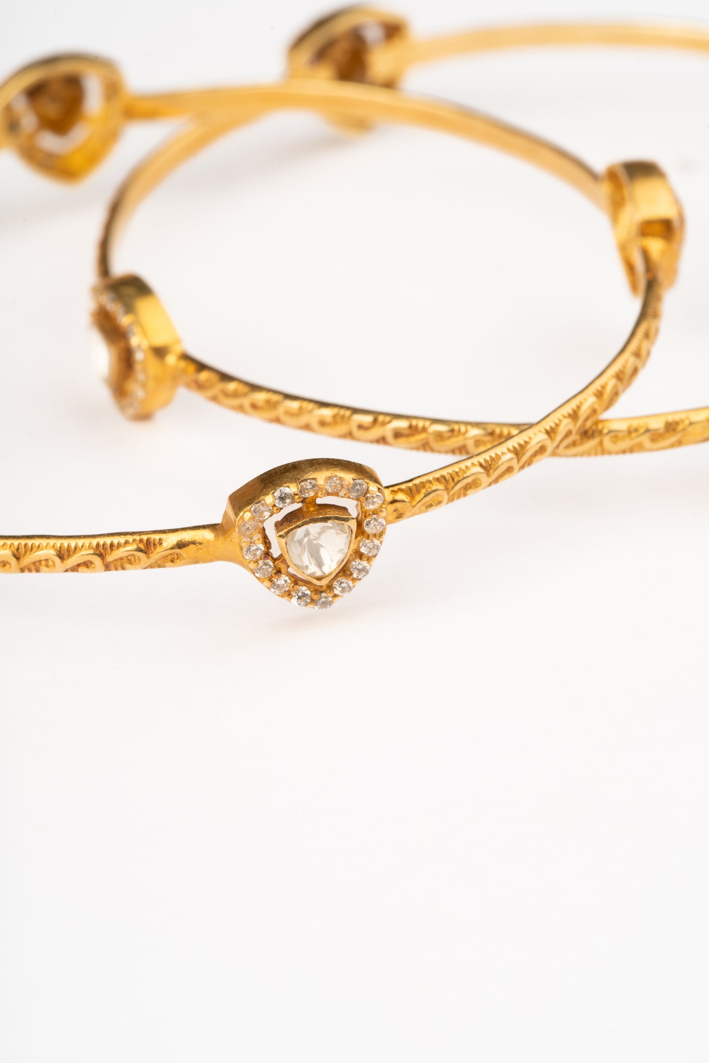 Sophie Gold Plated Stackable Bangle