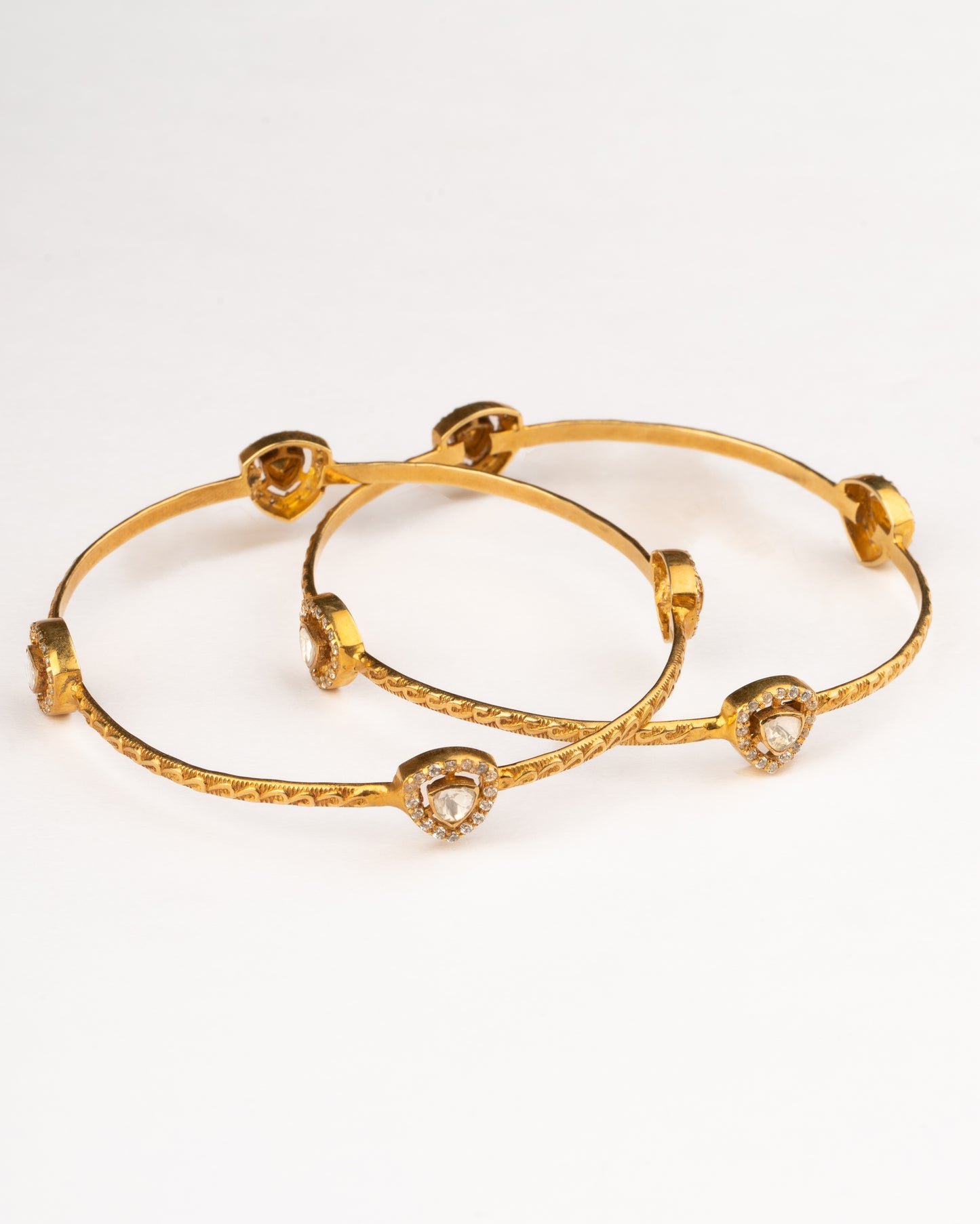 Sophie Gold Plated Stackable Bangle