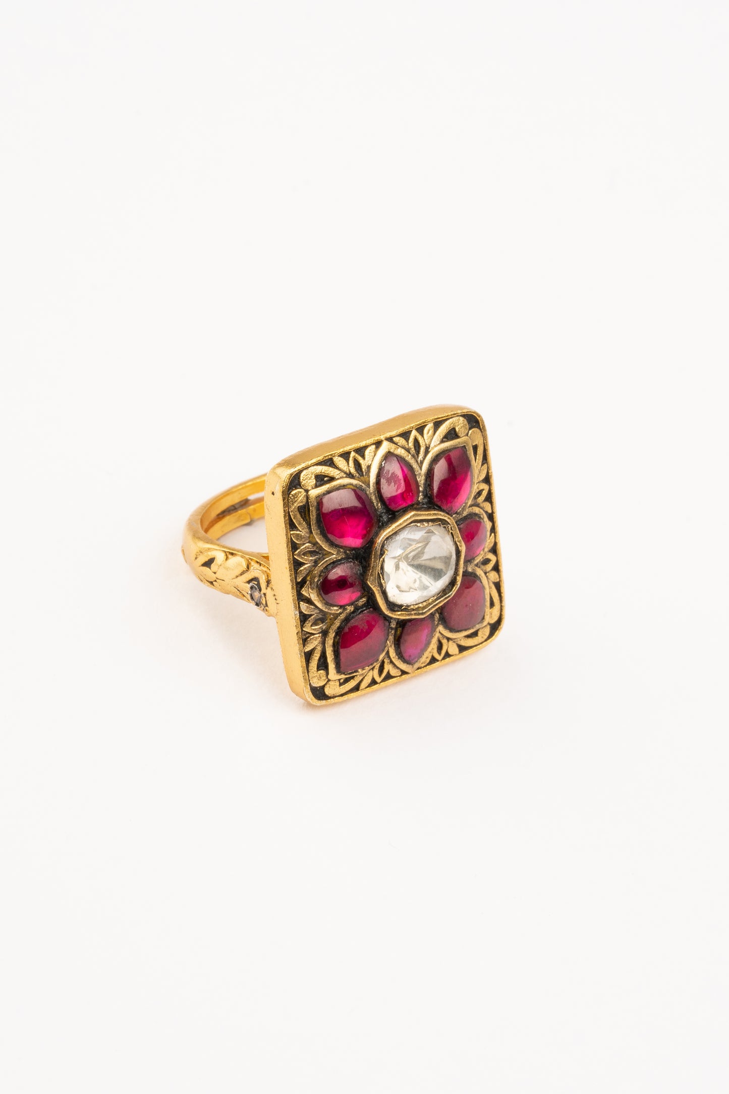 Myra Handcrafted Kundan Ring