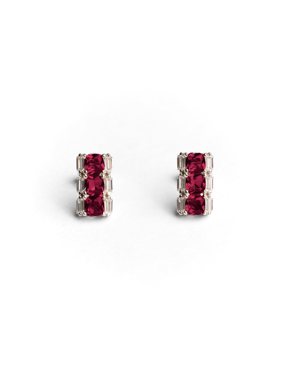 Crimson Bar Studs